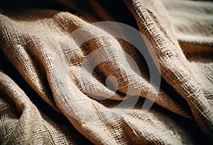 Old sack cloth background and texture