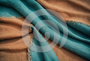 Old sack cloth background and texture