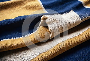 Old sack cloth background and texture