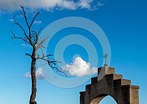 Old Sacred Corss - San Xavier Mission - Tucson, AZ