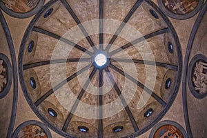 Old Sacristy in San Lorenzo by Brunelleschi