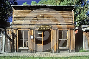 Old Saddler building in Ghost Town near Virginia City, MT