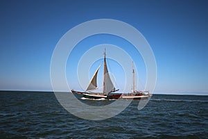 Old Sail Boat in Netherlands