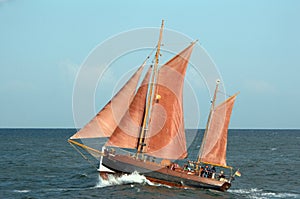 Old sail ship