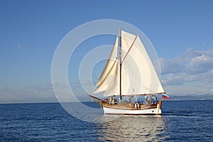 Old sailing boat