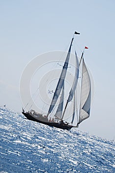 Old sailing boat