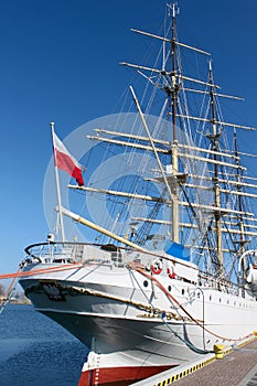 Old sailing ship