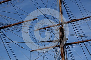 Old sailing ship - detail