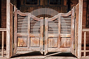 Old saloon entrance photo
