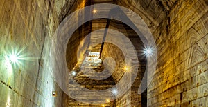 Old salt mine in Romania