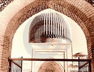Old Samarkand Gur-Amir dome 1954