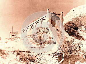 Old Samarkand Ulugh-beg Observatory 1962