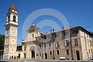 Old San Giacomo church at Ponte dell Olio, Piacenza