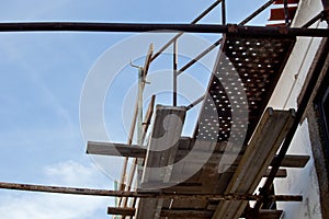 Old scaffoldings
