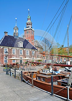 Old Scales and Town Hall,Leer,East Frisia,Germany