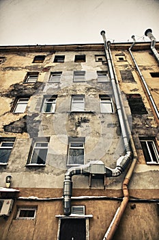 Old scary houses at Dostoevsky street