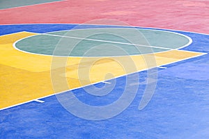 Old school basketball court background