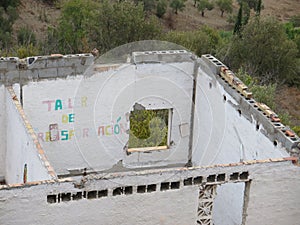 Old school classroom