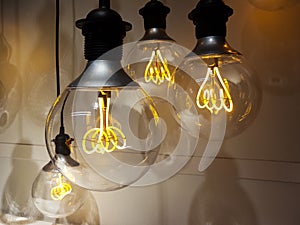 Old school light bulbs