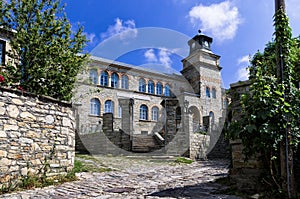 The old school in Nimfaio village, Florina, Greece