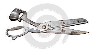 Old scissors for cutting