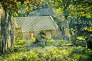 Old Scottish graveyard