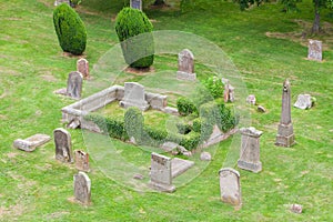 Old Scottish graveyard