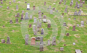 Old Scottish graveyard