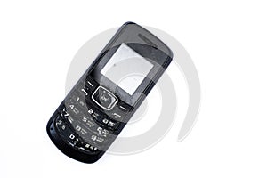 Old scratched mobile phone