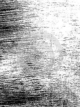 Old scratched paint on wooden board natural grunge background black and white old texture. Vector illustration for overlay