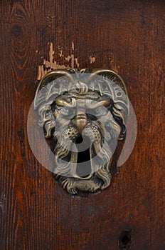 Old sculpted brass keyhole photo