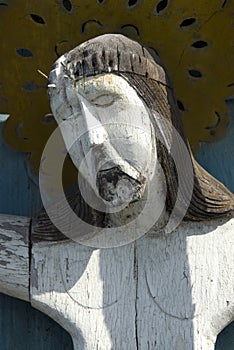 Old sculpture of Jesus Christ