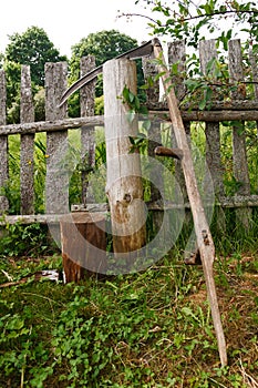 Old scythe
