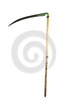 Old scythe photo