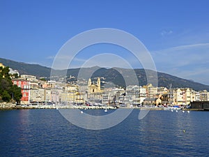 Old sea port seen from seaward