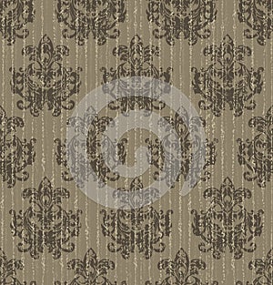 Old seamless wallpaper baroque