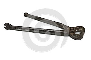 Old, second-hand, rusty tongs.