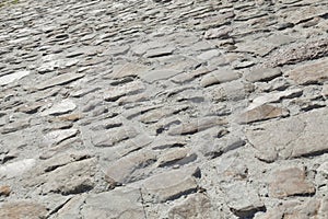 Old sett pavement texture