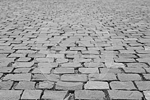 Old sett pavement texture