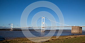 Old Severn Bridge connecting Wales and England