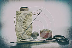 Old sewing accessories