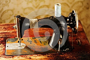 Old sewing machine