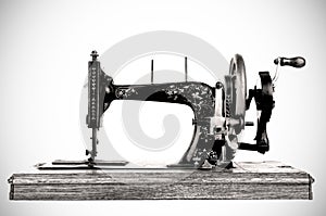 The old sewing machine