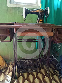 Old sewing machine