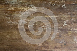 Old shabby wooden tabletop background