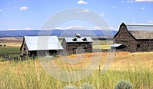 Old shacks abandoned, Washington state.