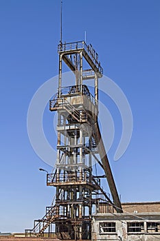 Old shaft tower in Labin