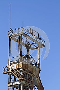 Old shaft tower in Labin