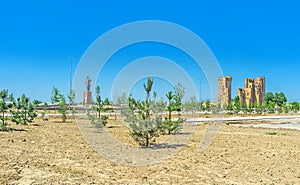 In old Shakhrisabz photo