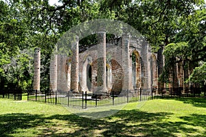 Old Sheldon Church Ruins